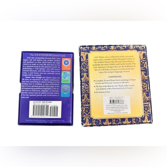 Other - The Soul’s Journey Lesson Cards & Rider Waite Tarot Pack (Used - Good Condition)